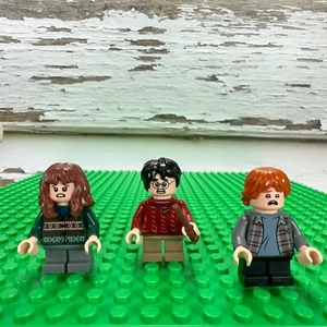 Lego Harry Potter, Hermione y Ron Hogwarts de Ajedrez Mago 76392 Figuras solamente - Imagen 1 de 13