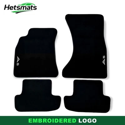 Alfombrillas alfombrillas coche terciopelo negro personalizadas para Audi A5 S5 RS5 2011-2016 Foto 1 de 4