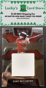 Parche de muestra enorme reliquia Panini Select 2022 #RJS-JM Jake McCarthy novato - Imagen 1 de 2