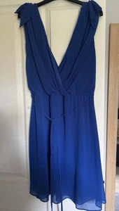 Red Herring Cobalt Blue Dress Size 16 - Picture 1 of 2