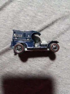 Vintage  Hot Wheels  Redline Blue Police 3  Paddy  Wagon 1969 Hong Kong - Picture 1 of 4