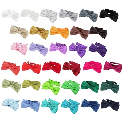 DONDON Fliege Schleife Haken gebunden Größe verstellbar Hemd Anzug Sakko Smoking Bowtie