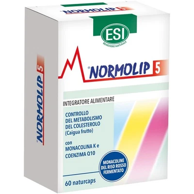 ESI Normolip 5 Integratore Alimentare a Base di Riso Rosso Fermentato e Caigua - Immagine 1 di 4