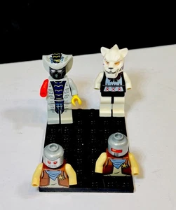 LEGO Minifiguras Lote 4 Minifiguras Incompletas Chima Ninjago Deputron Piezas - Imagen 1 de 5