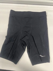 Saucony pantaloncino biker donna taglia M nero L nuovo con etichetta - Foto 1 di 6
