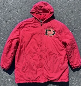 Vintage San Diego State Nike Team Puffer Zip Jacke Herren XL Aztecs SDSU 90s Y2K - Bild 1 von 15