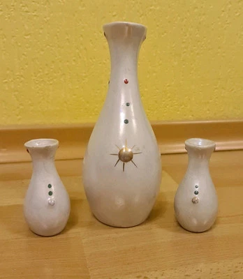 Jarra jarra de porcelana vintage porcelana georgiana original hecha a mano 3 piezas 🇬🇪 Foto 1 de 4