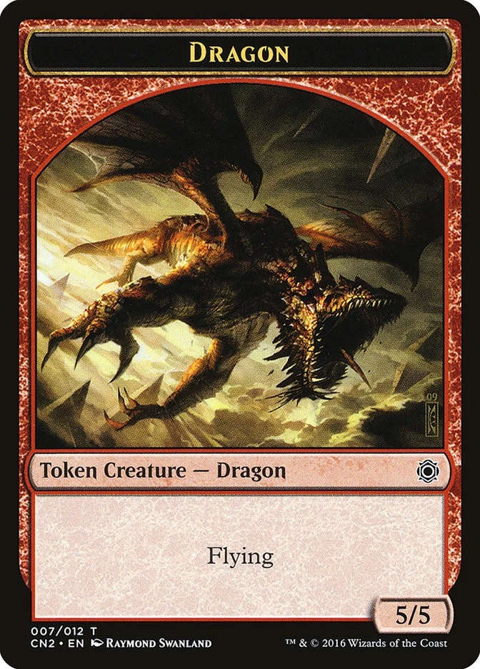 MTG {Dragon Token}  - Conspiracy: Take the Crown #T7 - Image 1 of 1