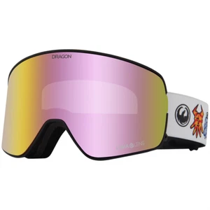 NUEVO CON ETIQUETAS GAFAS DRAGON NFX2 FOREST BAILEY $230 Marco Negro Rosa Ion/Lente Medianoche - Imagen 1 de 5