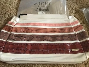 Miche ABAGAIL Prima Bag Purse Shell PINK/Brown NEW - Picture 1 of 3