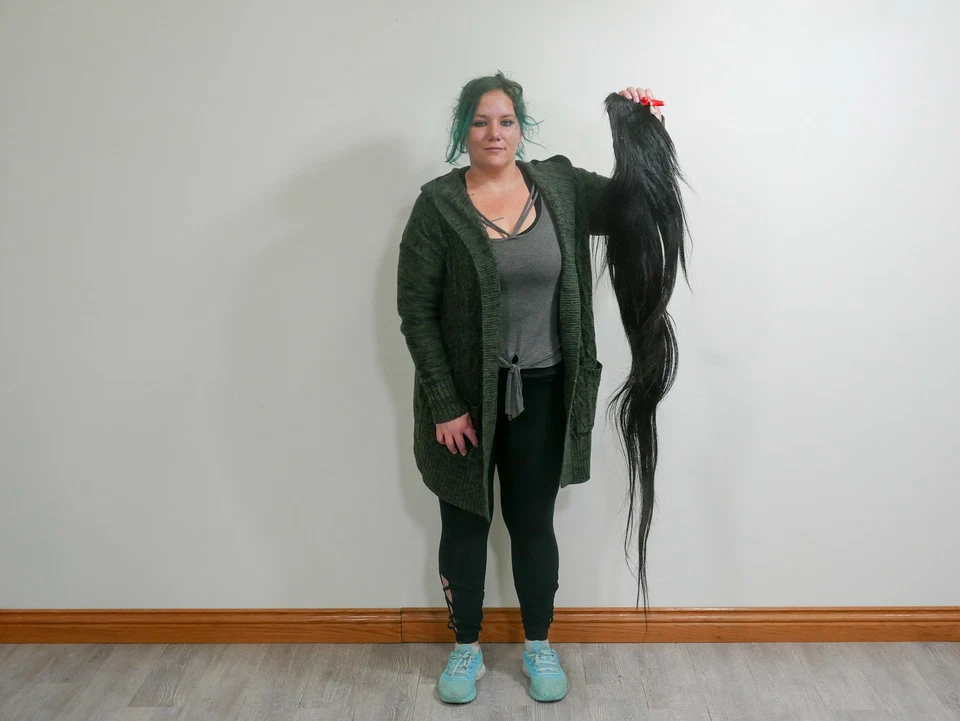 Cola de caballo real curtida suave (18-06T-G3592) Y1K Foto 1 de 1