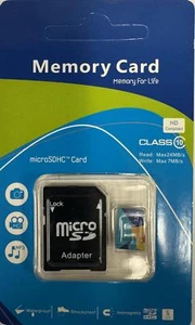 INLAND Micro Center 32GB Class 10 MicroSDHC Flash Memory Card with Adapter - Picture 1 of 4