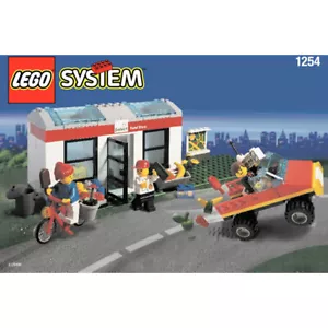 LEGO City Town Shell 1254: Shell Convenience Store Pickup Truck Service Station - Picture 1 of 2