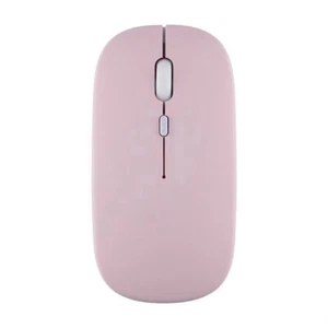 Wireless Bluetooth mouse Portable mute Rechargeable for PC ipad Mac Windows Work - Picture 1 of 14