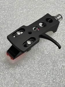 TECHNICS STYLE BLACK Headshell Cartridge COMBO with new Diamond Stylus - Picture 1 of 4