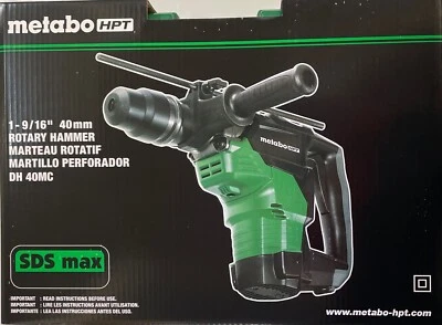 Metabo HPT DH40MC 1 9/16 SDS Max Rotary Hammer New In Hard Case - Image 1 of 4