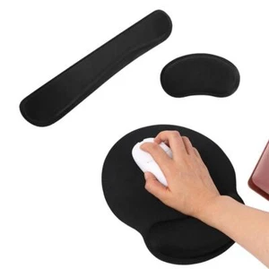 Wrist Rest Pad Non-slip Mouse Pad Wrist Support Cushion Durable Keyboard Pad - Picture 1 of 17