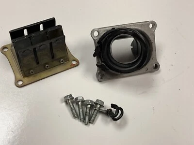 Honda CR125R 1998 1999 OEM colector de maletero de admisión y válvula de jaula de lengüeta 14100-KZ4-J01 Foto 1 de 4