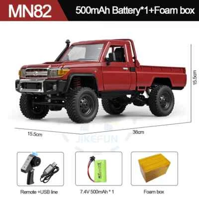 RC Car 2.4G Model Version 4WD 280 Motor Proportional Off-Road Remote Control Toy - Image 1 of 4