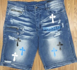 ROCKSTAR ORIGINAL ULTRA SLIM FIT JEAN SHORTS ALGODÓN/SPANDEX Talla 38 - Imagen 1 de 7