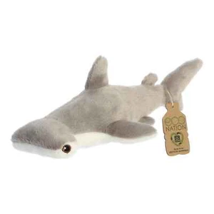 Peluche Aurora - Eco Nation - Eco Softies - 8" Hammerhead Shark - Imagen 1 de 6