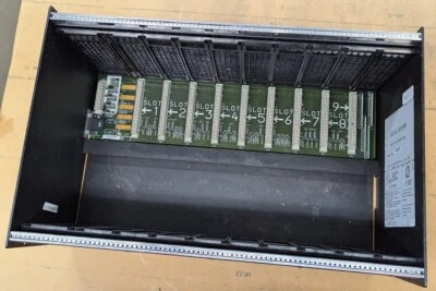 GE IC697CHS790F 9-Slot Rack Rear Mount 44C715596-G01R02 Backplane Chassis - Image 1 of 4