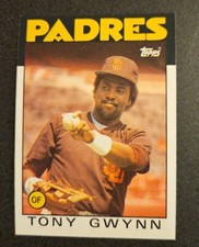 1986 Topps #10 Tony Gwynn HOF San Diego Padres Refractor Near Mint or Better