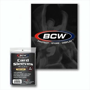 GW4172 BCW Thick Card Sleeves 9 cm x 7 cm 2 Mil (100 ct.) Neu & OVP - Bild 1 von 1
