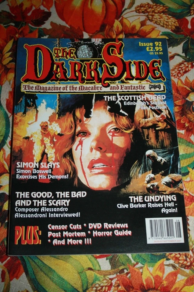 DARK SIDE MAGAZINE  #92 - NEAR MINT CONDITION!! BEGGED AND BOARDED!! - Image 1 of 1