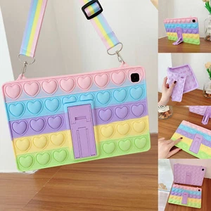 Fidget Pop Toys Push It Bubble Case For Samsung Tab A 10.1 T510/8 T290/10.4 T500 - Picture 1 of 20