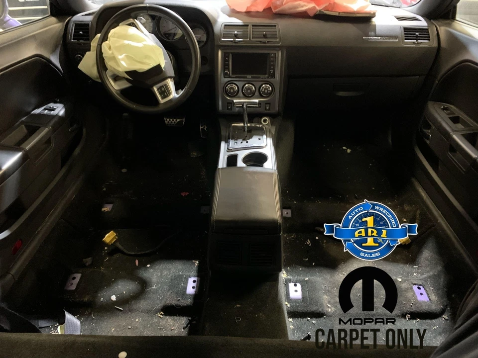Dodge Challenger R/T 5.7L V8 RWD Black Complete Carpet Rug 2013 AR1 #1 Foto 1 de 1