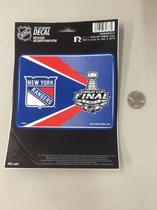 E) NEW YORK RANGERS RICO 3X4 DECAL STICKER 2014 Stanley Cup Final FREE SHIPPING - Picture 1 of 1