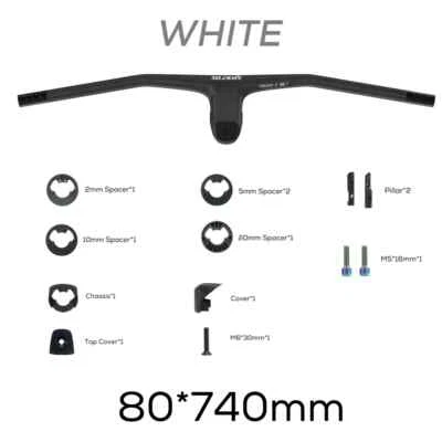 740MM FRASER IC para cuadro Sparks 20° bicicleta MTB carbono completo integrada Foto 1 de 4