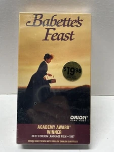 Babettes Feast (VHS, 1989, English Subtitled) New Factory Sealed - Picture 1 of 5
