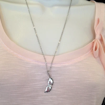 Collana Maschera Carnevale Veneziana Argento ciondolo catena Acciaio Uomo Donna - Immagine 1 di 4