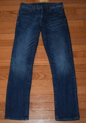 Pantalones de mezclilla Brooks Brothers 901 ajustados rectos azules talla 30x32 Foto 1 de 4