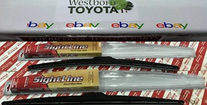 2005-2015 Toyota Tacoma OE OEM type Hybrid Wiper Blade Kit Genuine - Picture 1 of 6