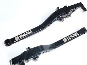 YAMAHA MT-10 2016-2021 LONG BLACK BRAKE CLUTCH LEVERS SET RACE TRACK ROAD S7ZH - Picture 1 of 7