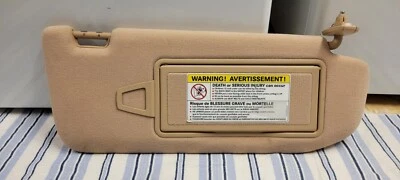 2000-2006 Mercedes Benz S Class Passenger Sun Visor Beige Tan W220 S500 *Read* - Image 1 of 4