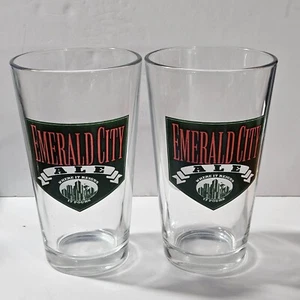 Lote de 2 Emerald City Ale Emerald City Brewing 16oz 5 7/8" de alto - Imagen 1 de 4