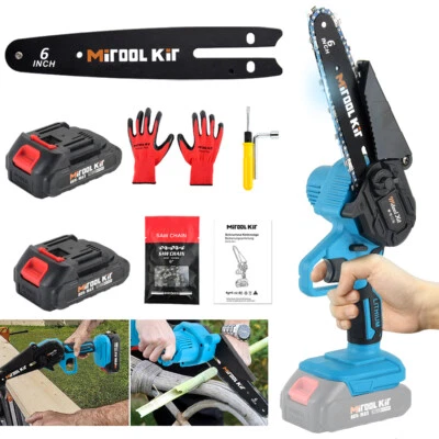 MITOOL 6 Zoll Für 18V Makita Akku Kettensäge Mini Elektro Motorsäge Handkettensäge