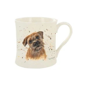 Gift Boxed Fine China Country Full Colour Mug Bree Merryn Buddy Border Terrier - Picture 1 of 1