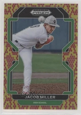 2022 Panini Prizm Draft Picks Snakeskin Prizm /25 Jacob Miller #PDP46 - Image 1 of 2