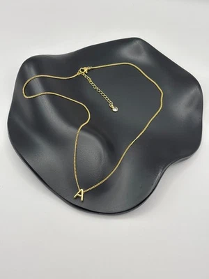 Collar inicial oro 14k - A Foto 1 de 4