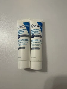 CERAVE Anti-Dandruff Hydrating Shampoo Conditioner Travel Sz 1 Oz Tubes Pack - Picture 1 of 3