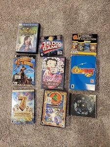 Lot of 9 Vintage Classic PC Games - Picture 1 of 5