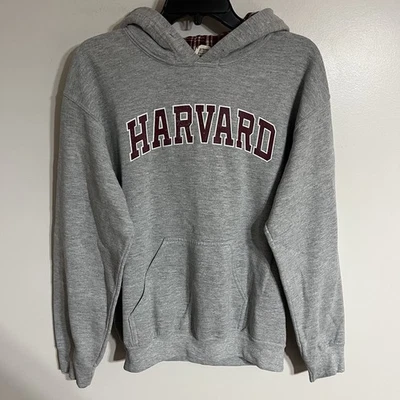 Gotkeys Harvard Gray Hooded Sweatshirt Hoodie Men’s Size Small - Image 1 of 4