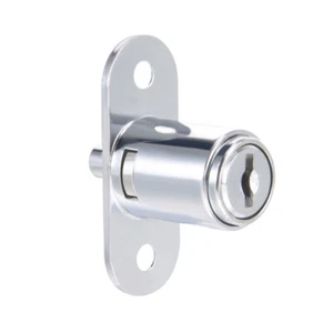 Drawer Desk Wardrobe Cabinet Push Plunger Lock 3/4" Cylinder Diameter - Picture 1 of 7