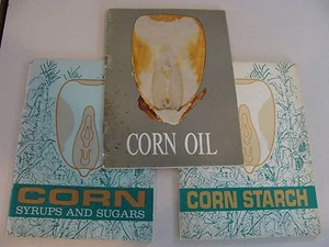 Corn Industries 3 Technical Booklets Corn Oil, Starch, Syrups & Sugars 1960s - Imagen 1 de 1