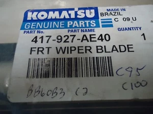 417-927-AE40 Komatsu Front Wiper Blade "New" - Picture 1 of 6
